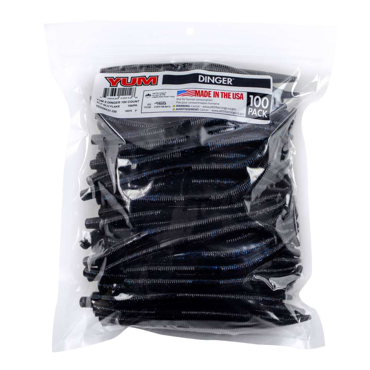 Yum Dinger Worm 5" - Bulk Pack