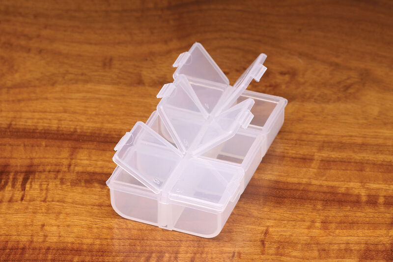 Hareline Flip Cap 6 Compartment Box