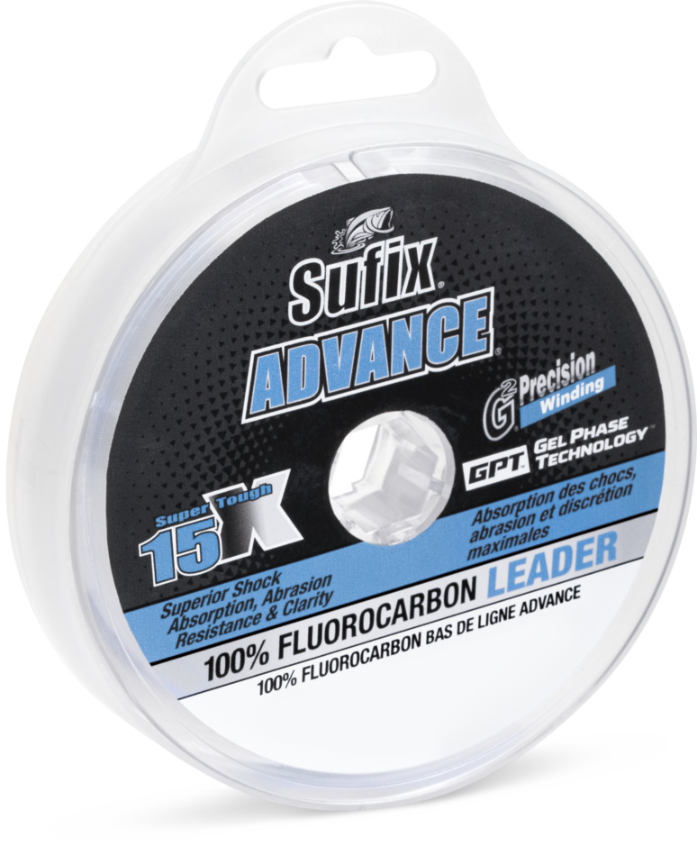 Sufix Advance Fluorocarbon Leader 12 lb Clear