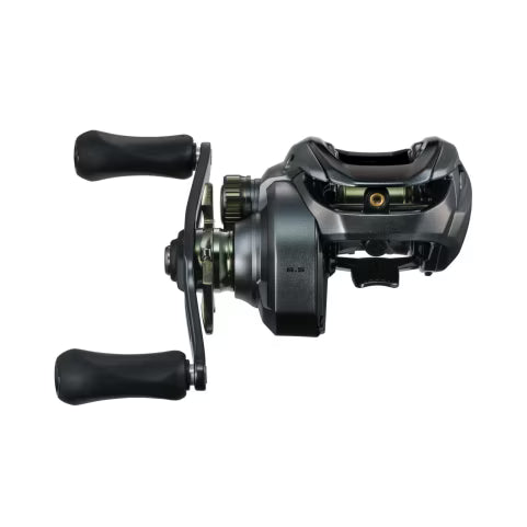 Shimano Curado DC 150 A (NEW 2026) baitcasting fishing reel with ergonomic dual handles, sleek black finish, and advanced braking system for smooth casting performance.