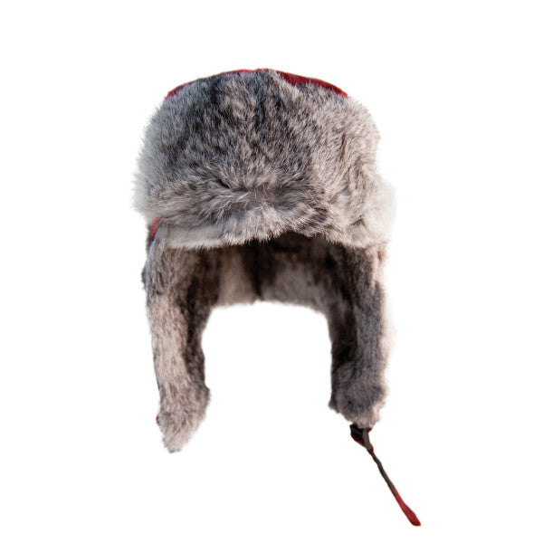 Eskimo Plaid Alaskan Fur Hat