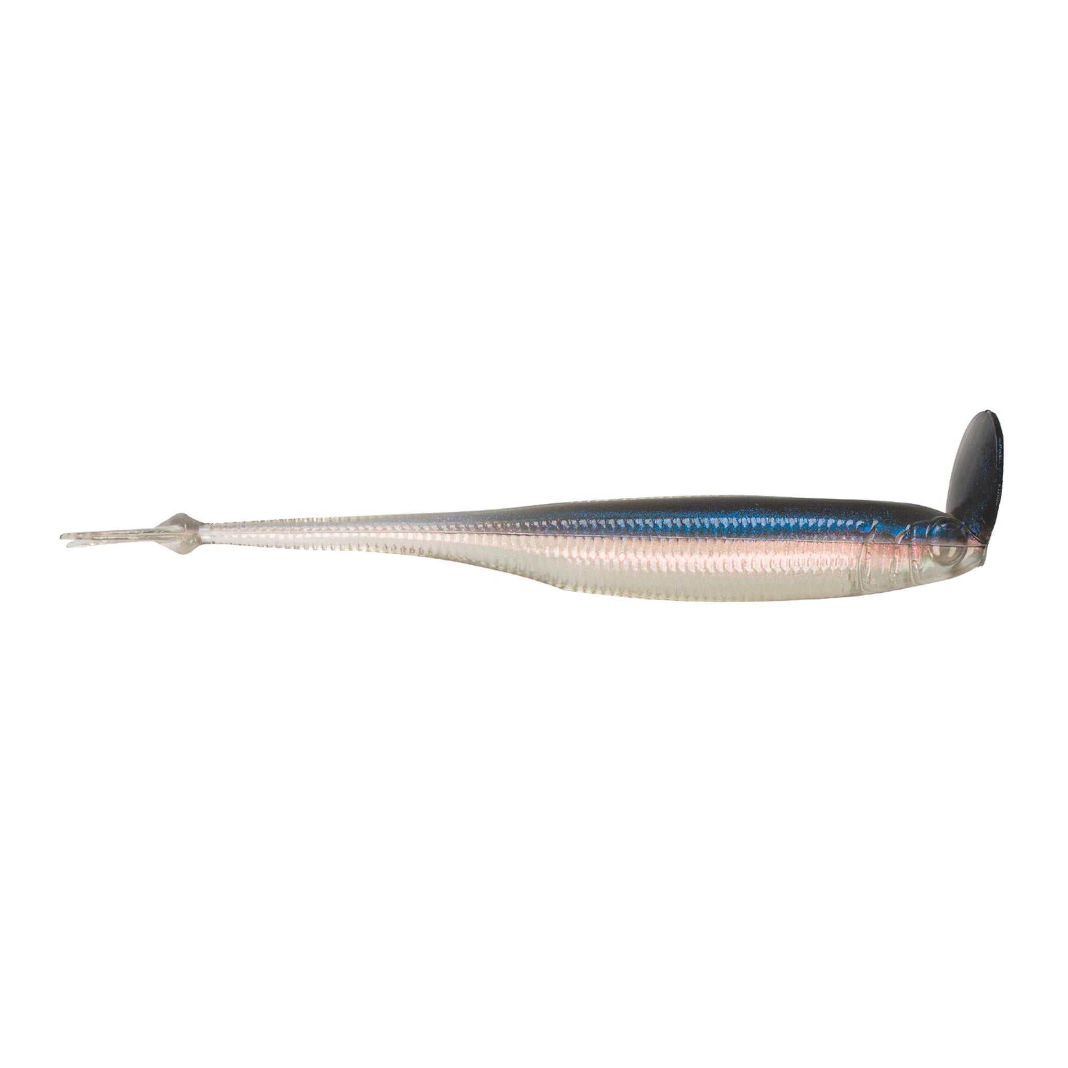 6th Sense Strobe Shaker 3.7 Minnow fishing lure with a slender, shimmery body and paddle tail designed to mimic a small baitfish for effective fishing tackle use.