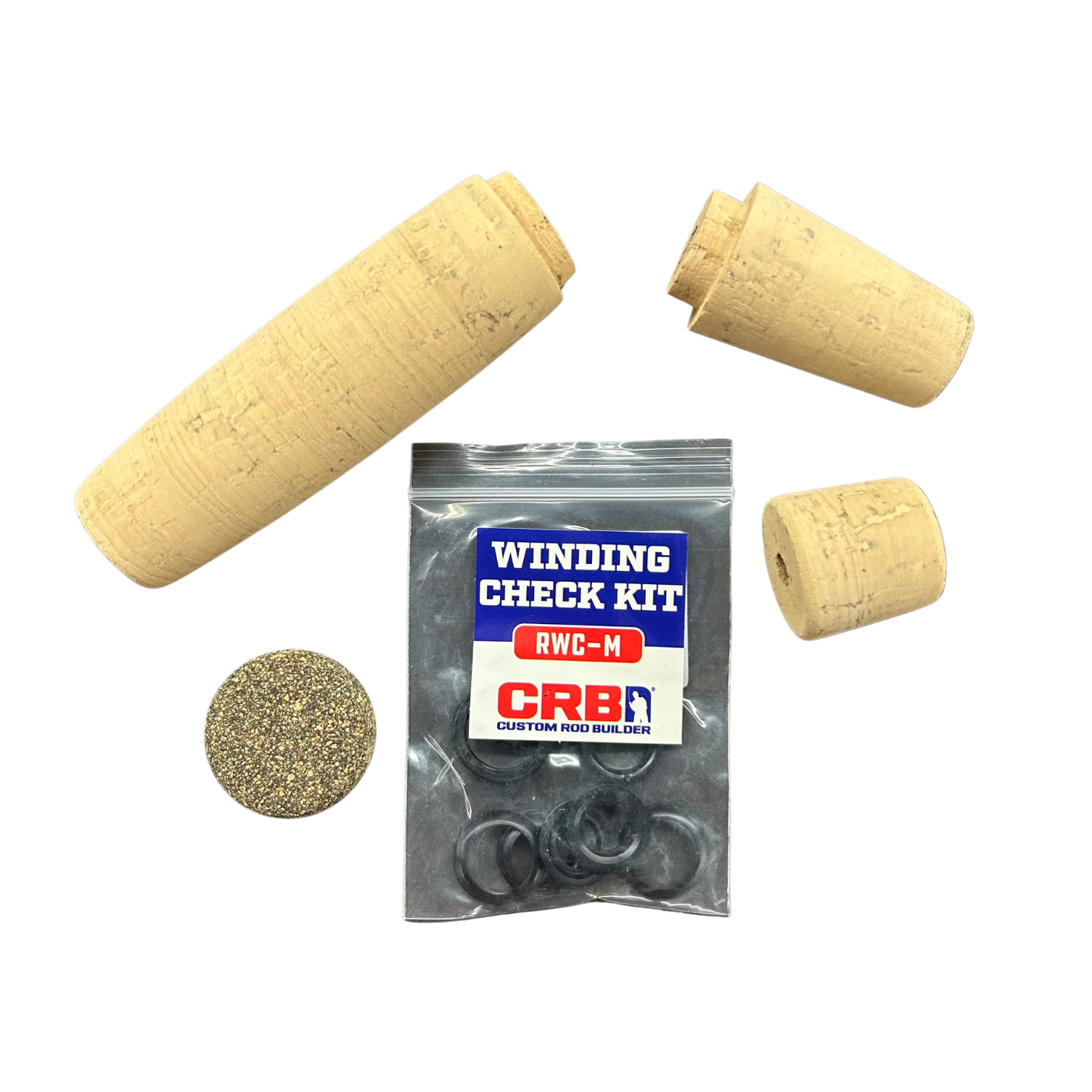 Casting Rod Grip Kit - Split Grip Cork 3.87" Rear - 1" Fore