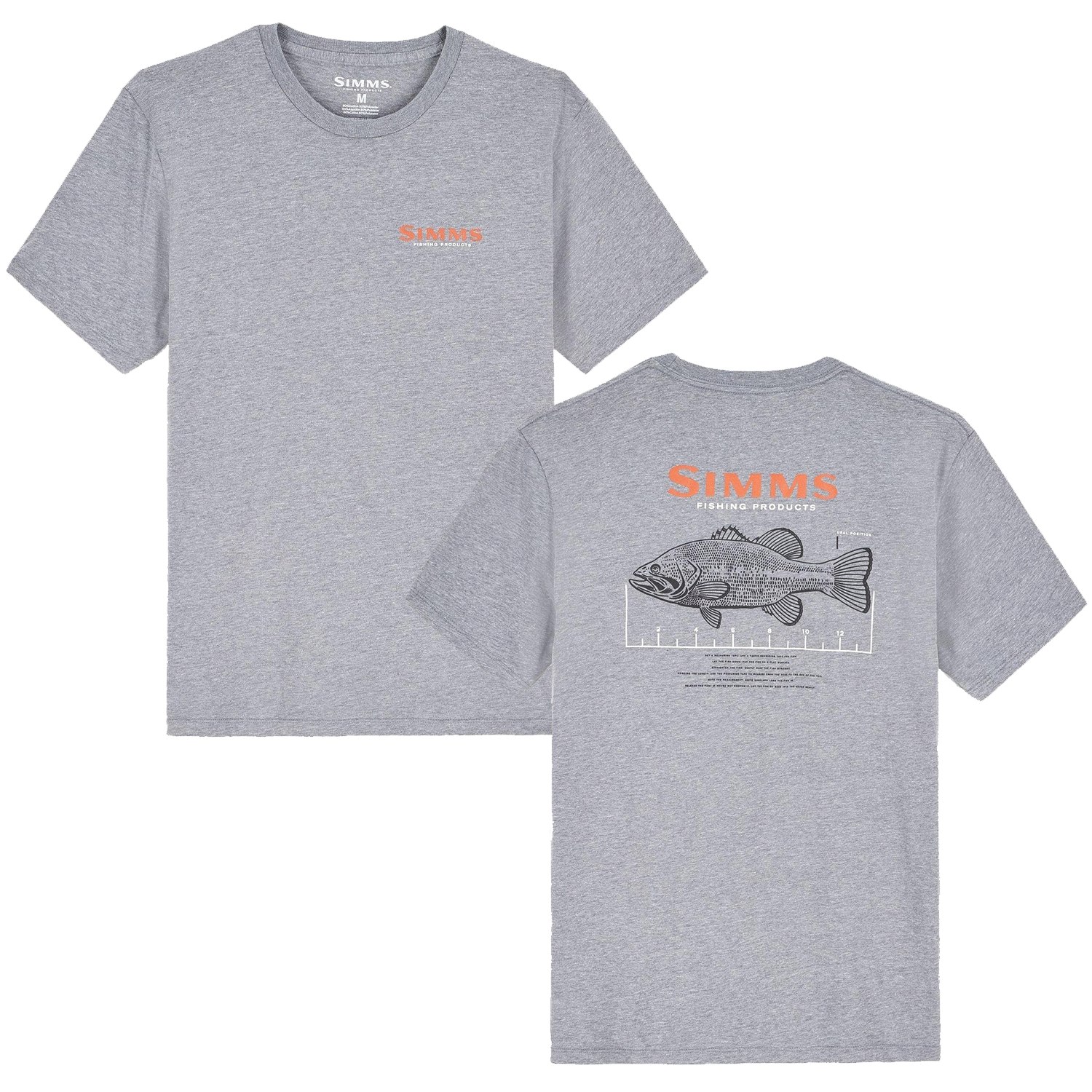 Simms Bass Ruler T-Shirt - Men's