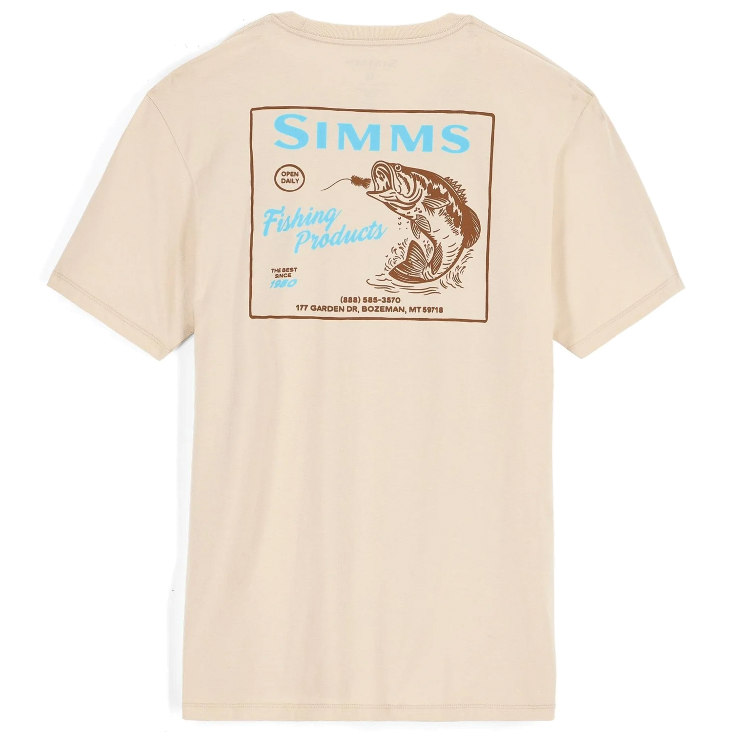 Simms Locals Bass Shop T-Shirt - Men's