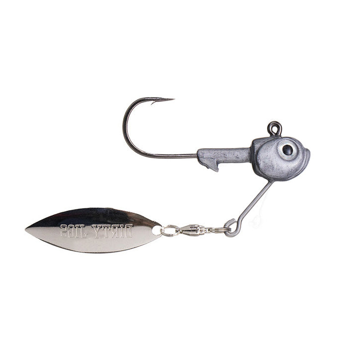 Dirty Jigs Full Size Tactical Bassin' Underspin, 3/8 oz / Gizzard Shad / 2/0
