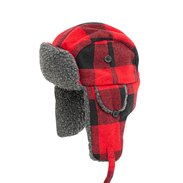 Eskimo Plaid Alaskan Sherpa Hat - Youth