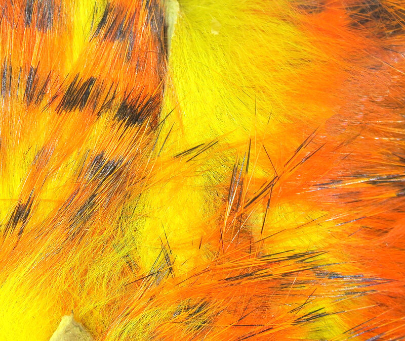 Hareline Crosscut Rabbit Strip - Tiger Bar
