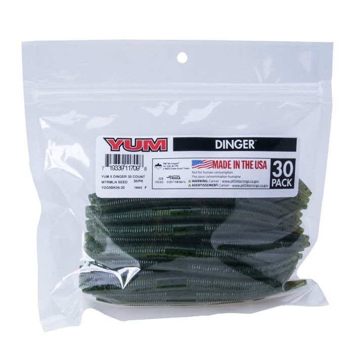 Yum Dinger Worm 5" - Bulk Pack