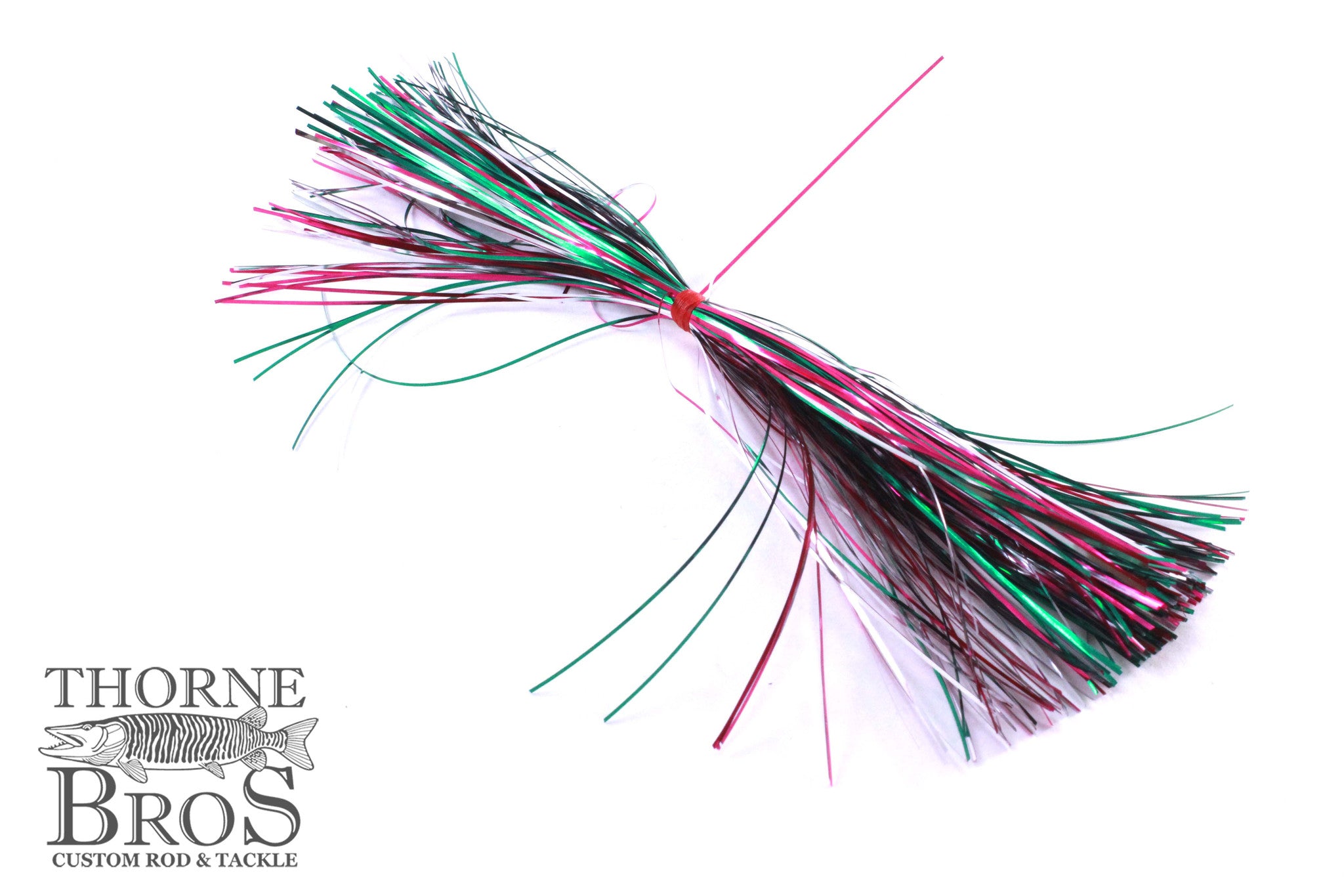 Skirt-Thorne Brothers Pre-Tied Tinsel Skirt-Magnum Tinsel (7359379713)