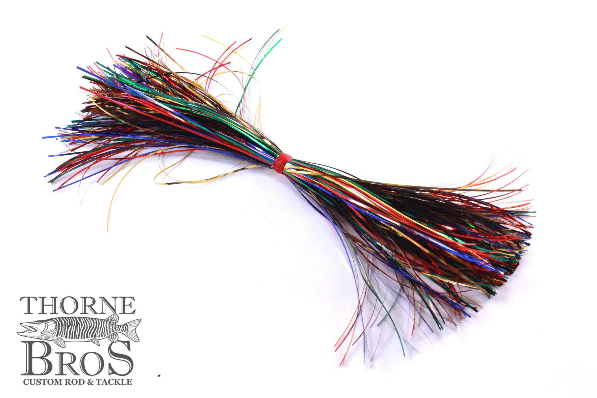 Skirt-Thorne Brothers Pre-Tied Tinsel Skirt-Magnum Tinsel (7359379713)