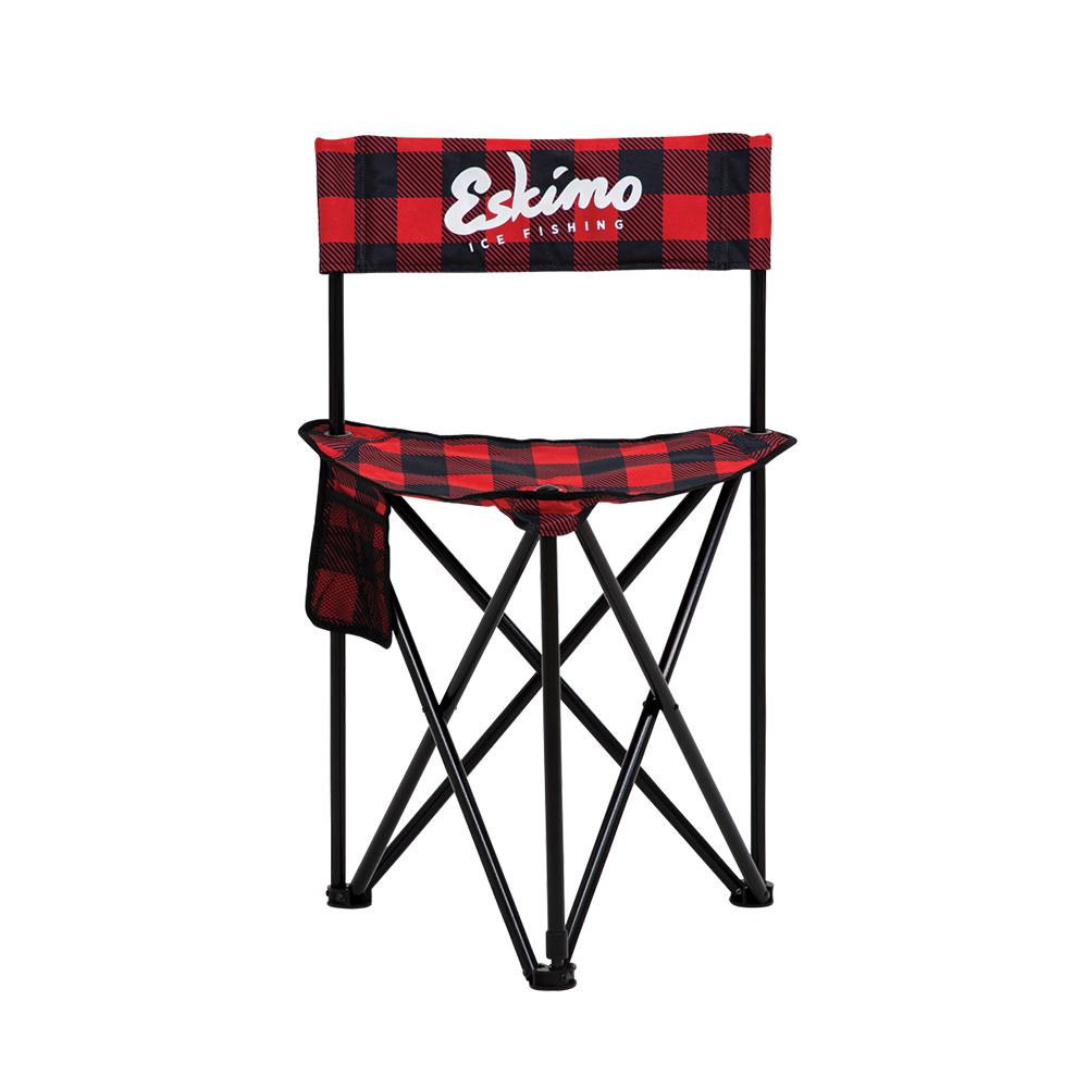 Eskimo Plaid Folding Ice Chairs