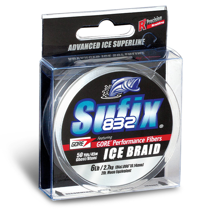 braided fishing line for ice fishing Sufix 832 Ice Braid