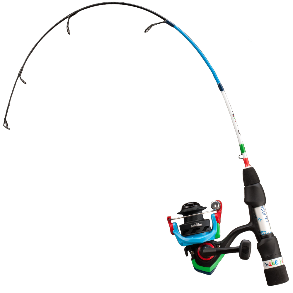 13 ice fishing pole - Blackout Combo - 30" M (Medium) Unlike any other Ice Rod Build Your Own