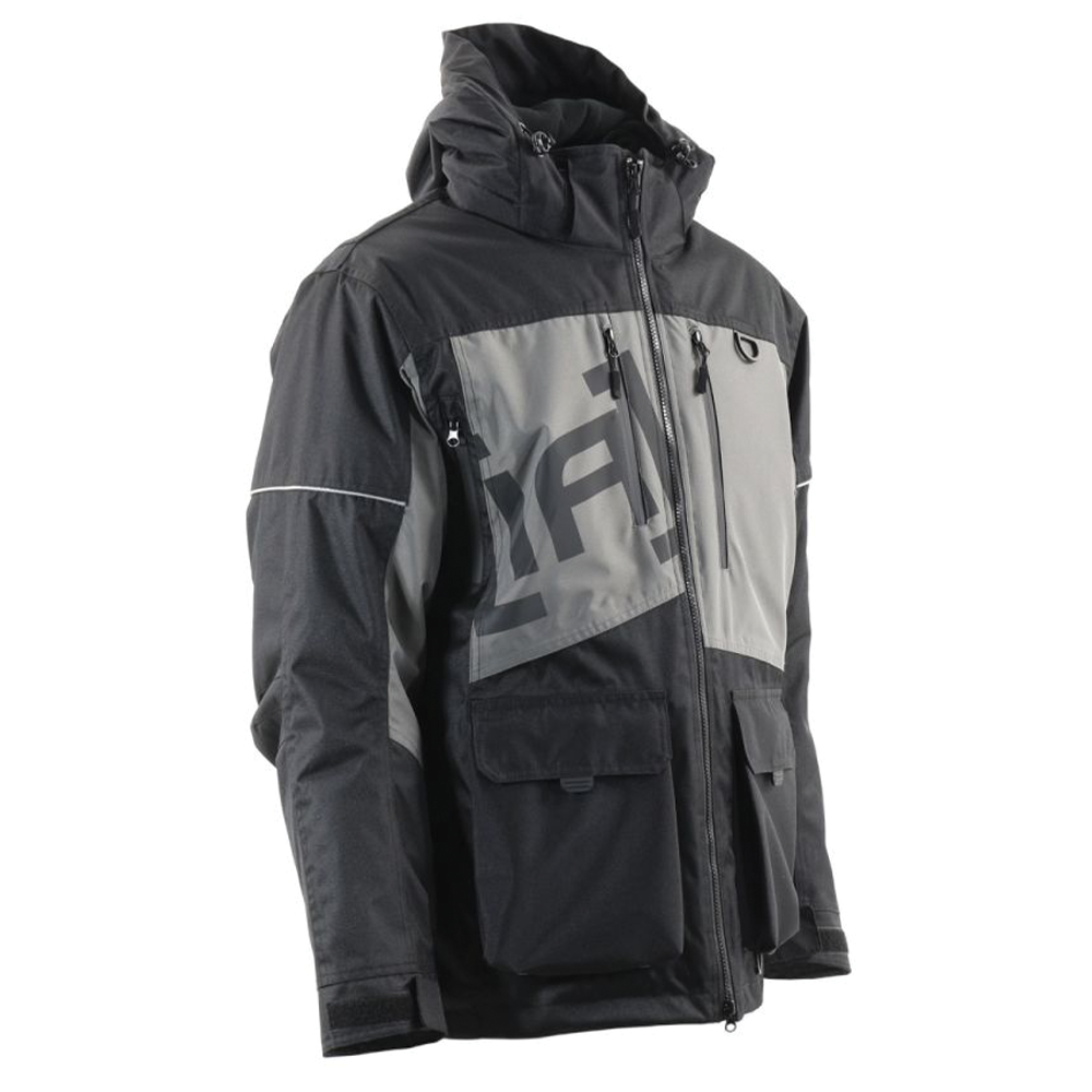 Clam Men's Black/Charcoal Defender Float Parka