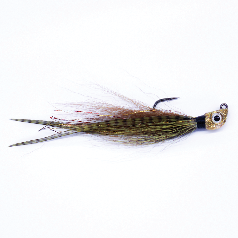 On The Fly Tackle Manic Mullet Hair Jig On The Fly Tackle Manic Mullet Hair Jig