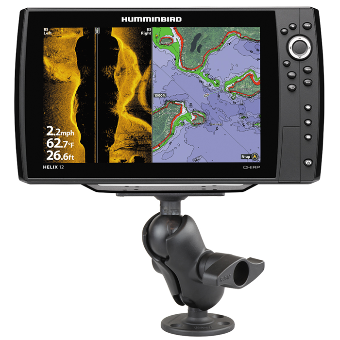 RAM Mounts Drill-Down Ball Mount for Humminbird Helix/Solix