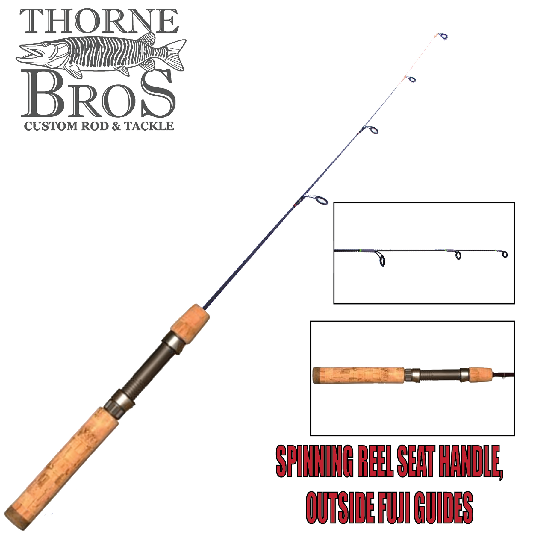 Thorne Brothers Custom Ice Rod - Dead Stick Options (7553440321)