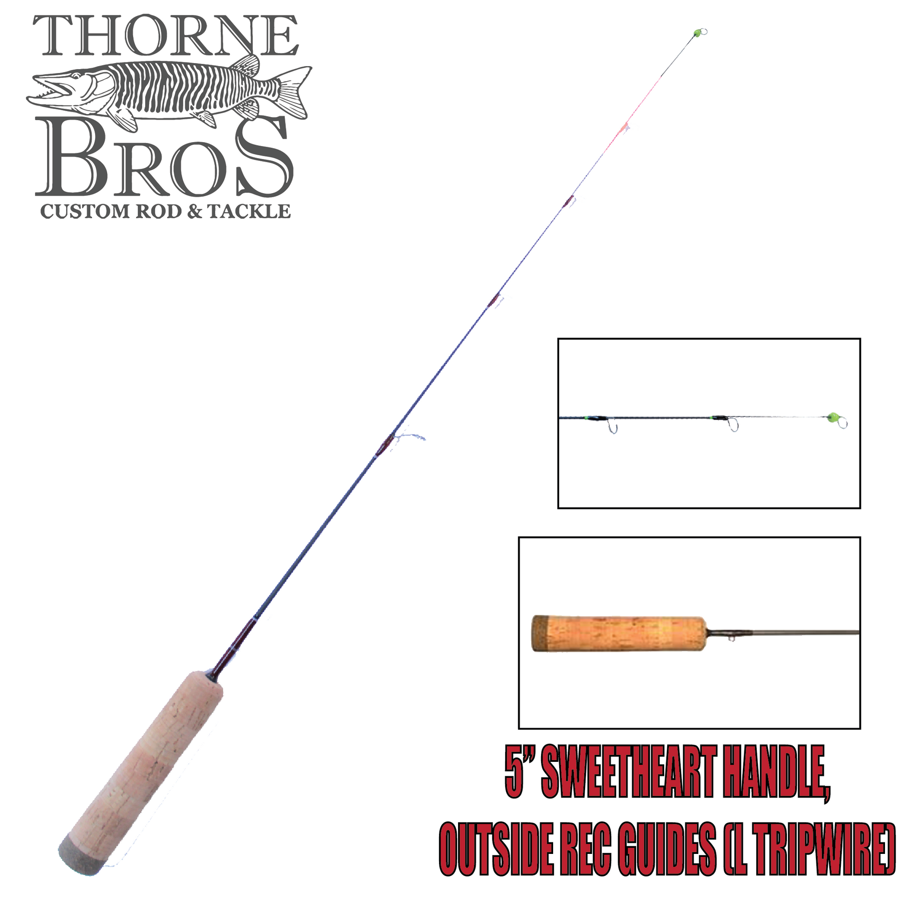 Thorne Brothers Custom Ice Rod -  Tripwire Options (7559831809)