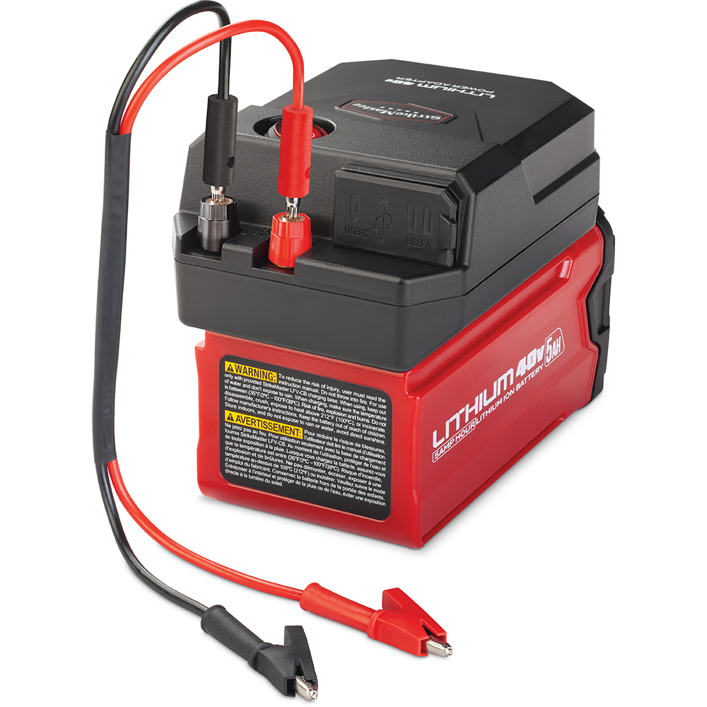 Strikemaster Lithium 40V Power Adapter (Battery Sold Separately)