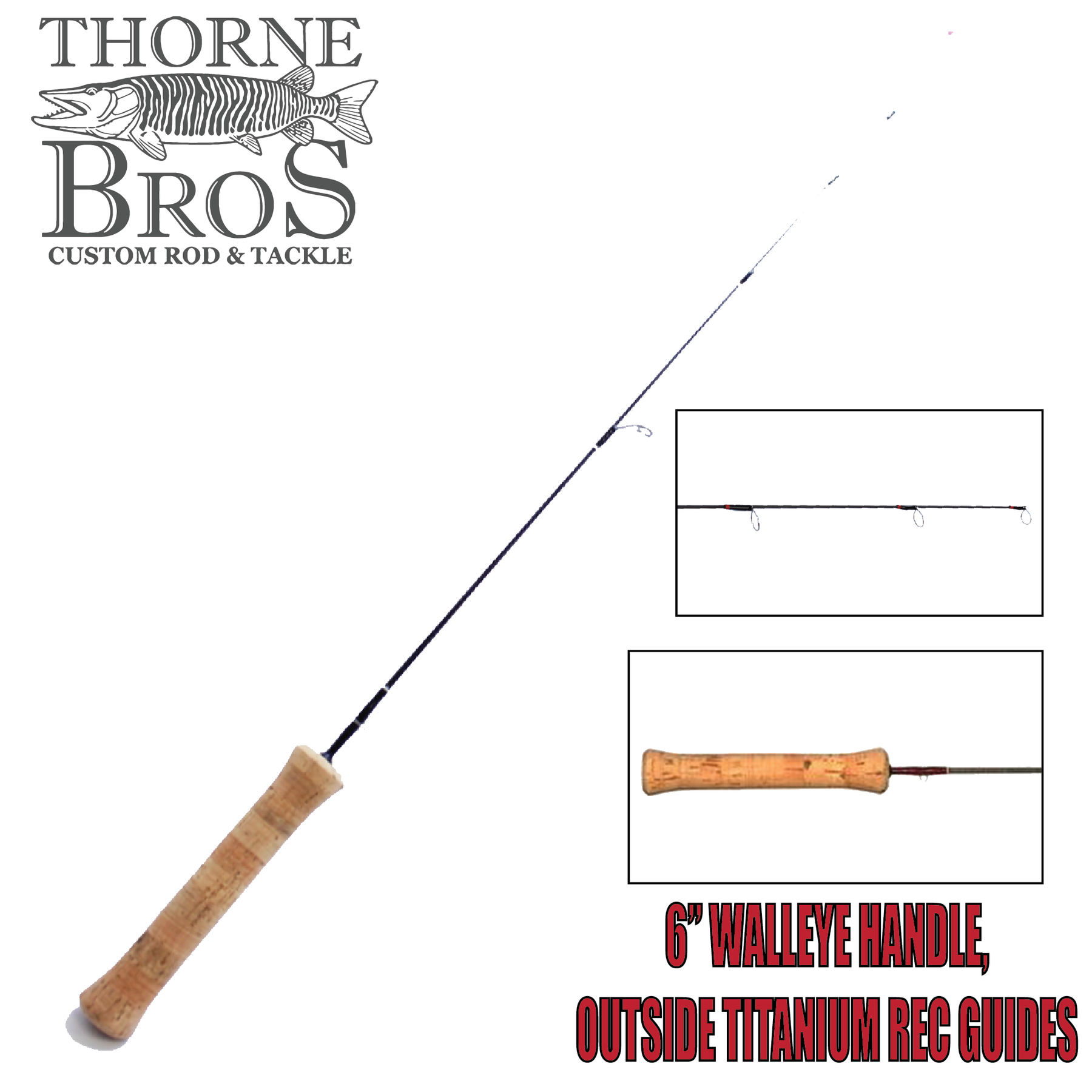 Thorne Brothers Custom Ice Rod - Power Noodle Options (7553568321)