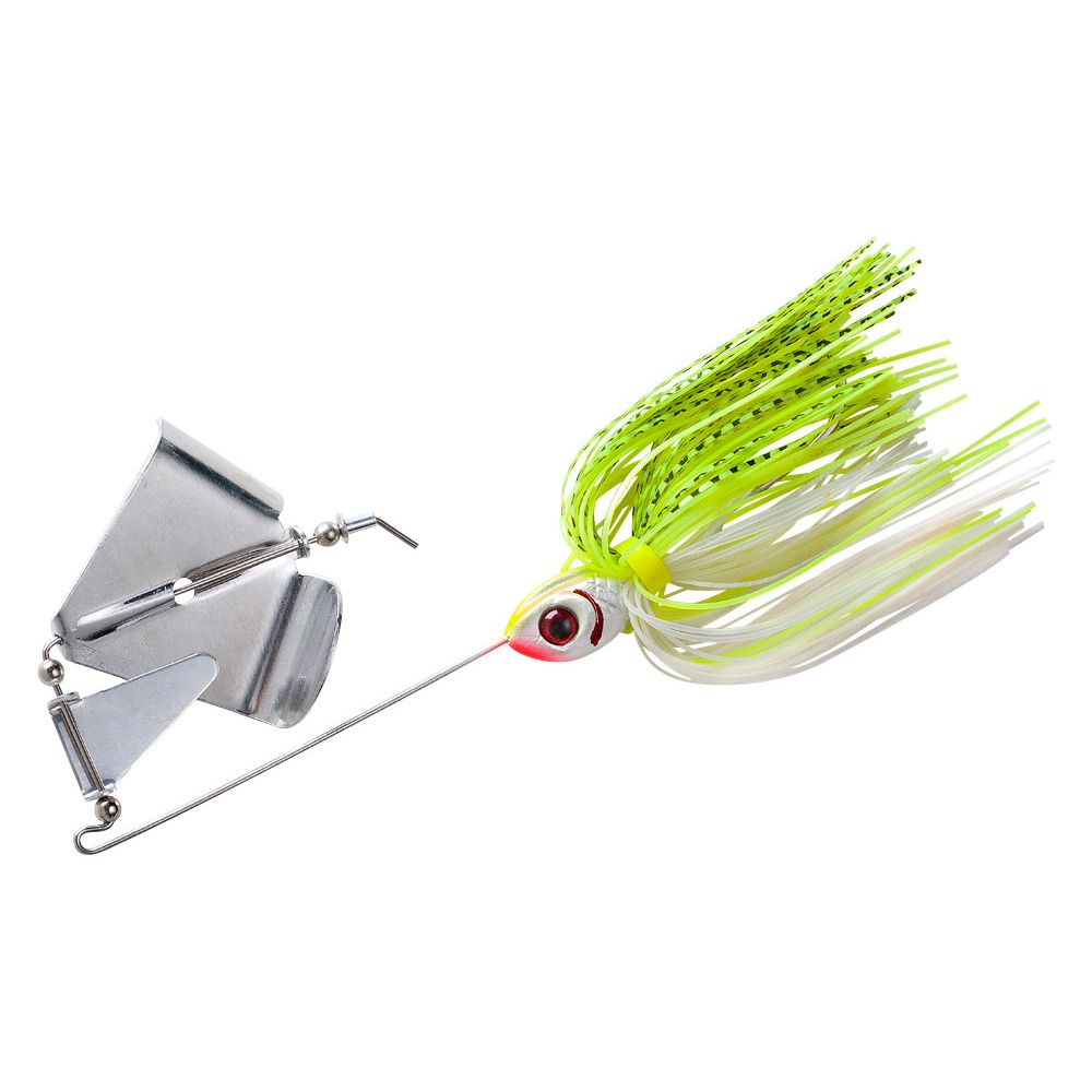 booyah fishing pole Booyah Buzz White Chartreuse Shad, 3/8-Oz