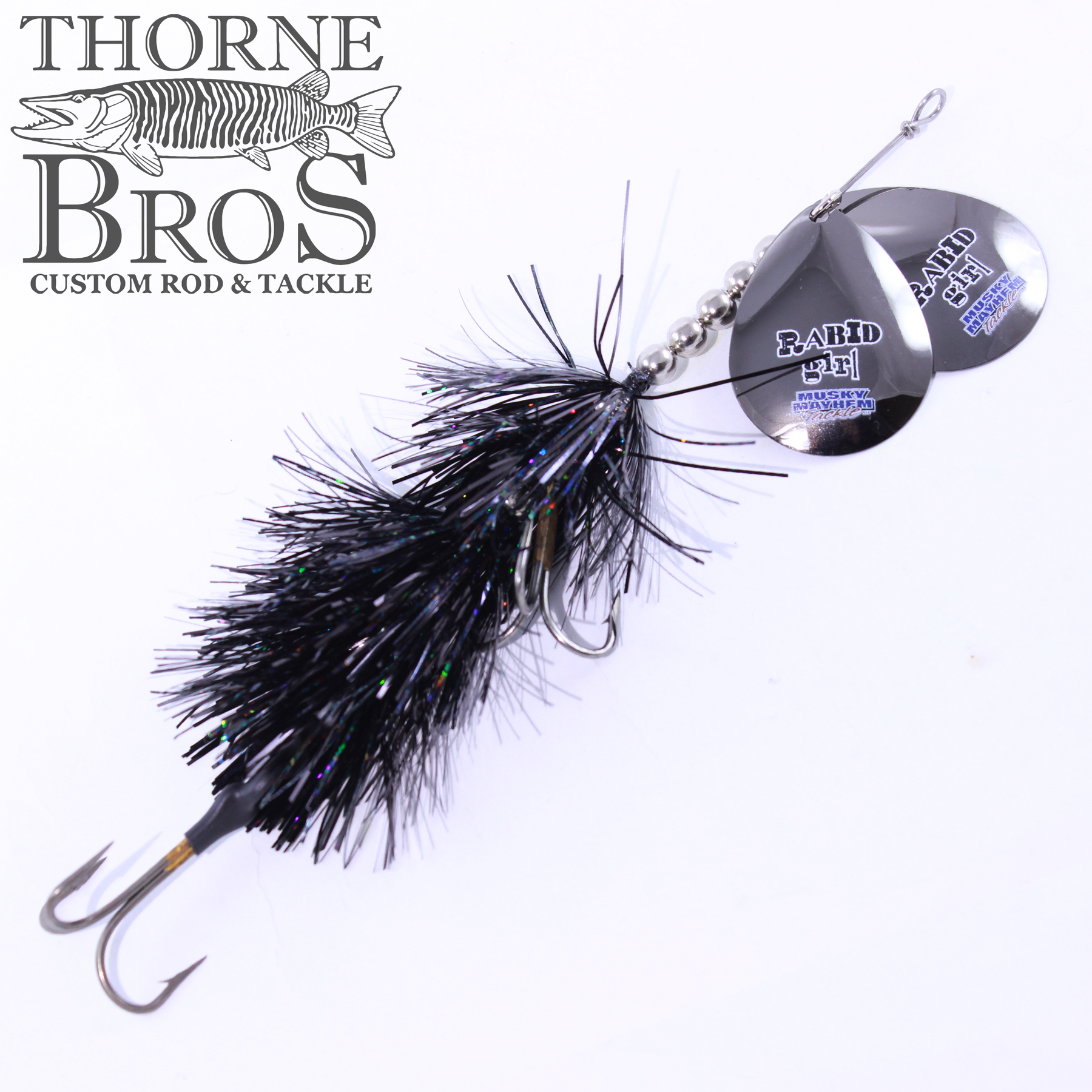 Musky Mayhem Rabid Girl 8" - Double Blades
