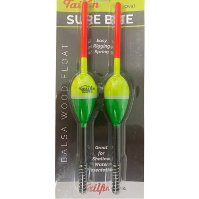 Tailfin - Oval - Sure Bite Spring & Slip Float