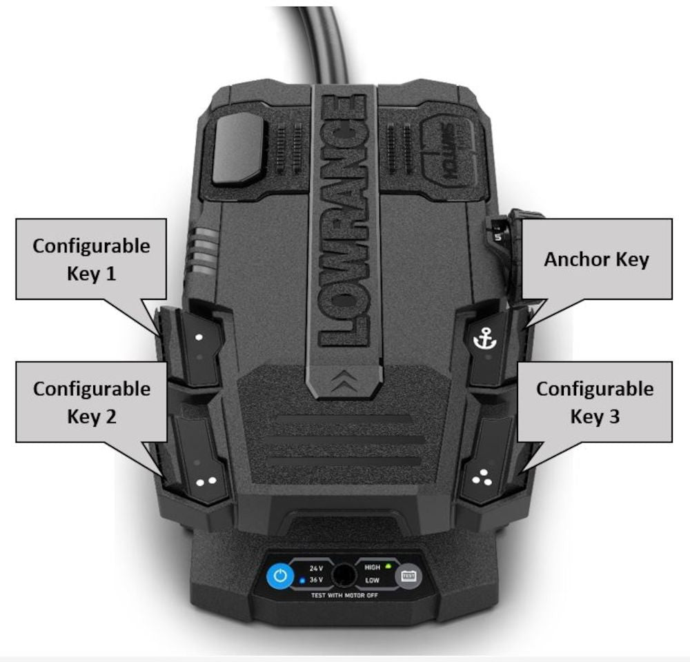 Lowrance Ghost Button, Front Left Kit 000-15310-001