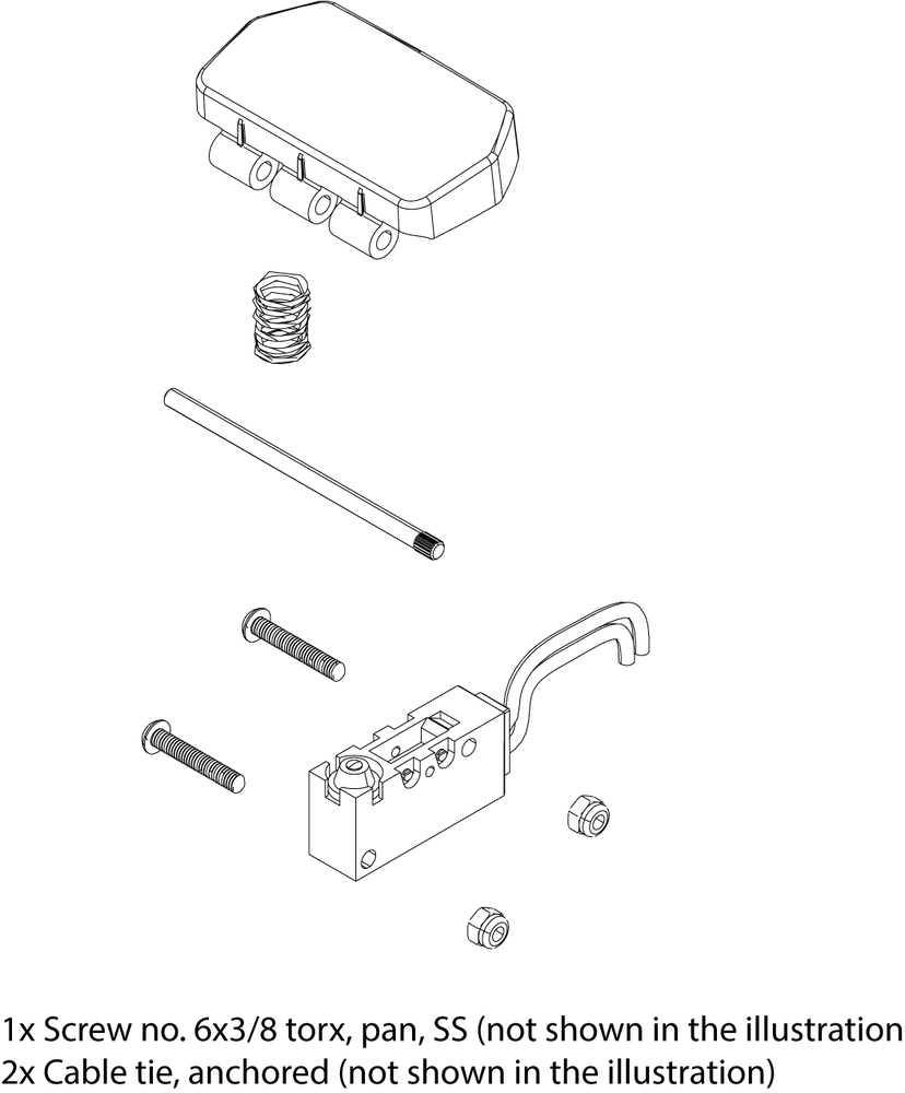 Lowrance Ghost Button, Momentary Switch Kit  000-15314-001