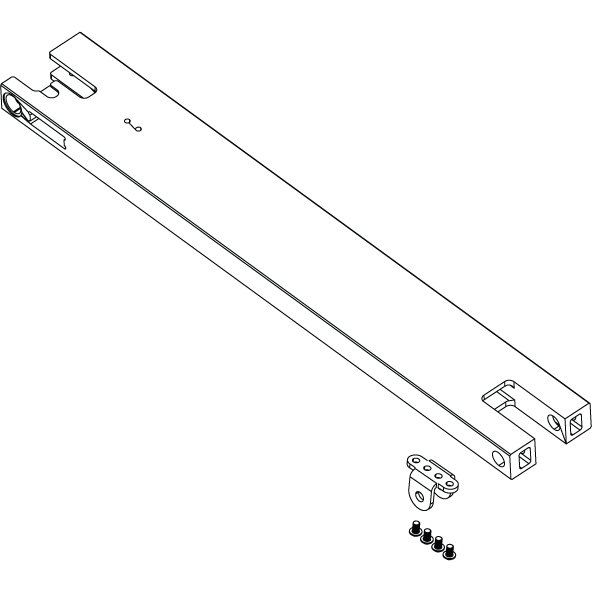 Lowrance Ghost Push Rod Kit, 52"/60"   PN:000-15677-001