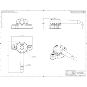 RAM Mounts Hi-Torq™ Wrench for D Size Socket Arms RAM-KNOB9HU