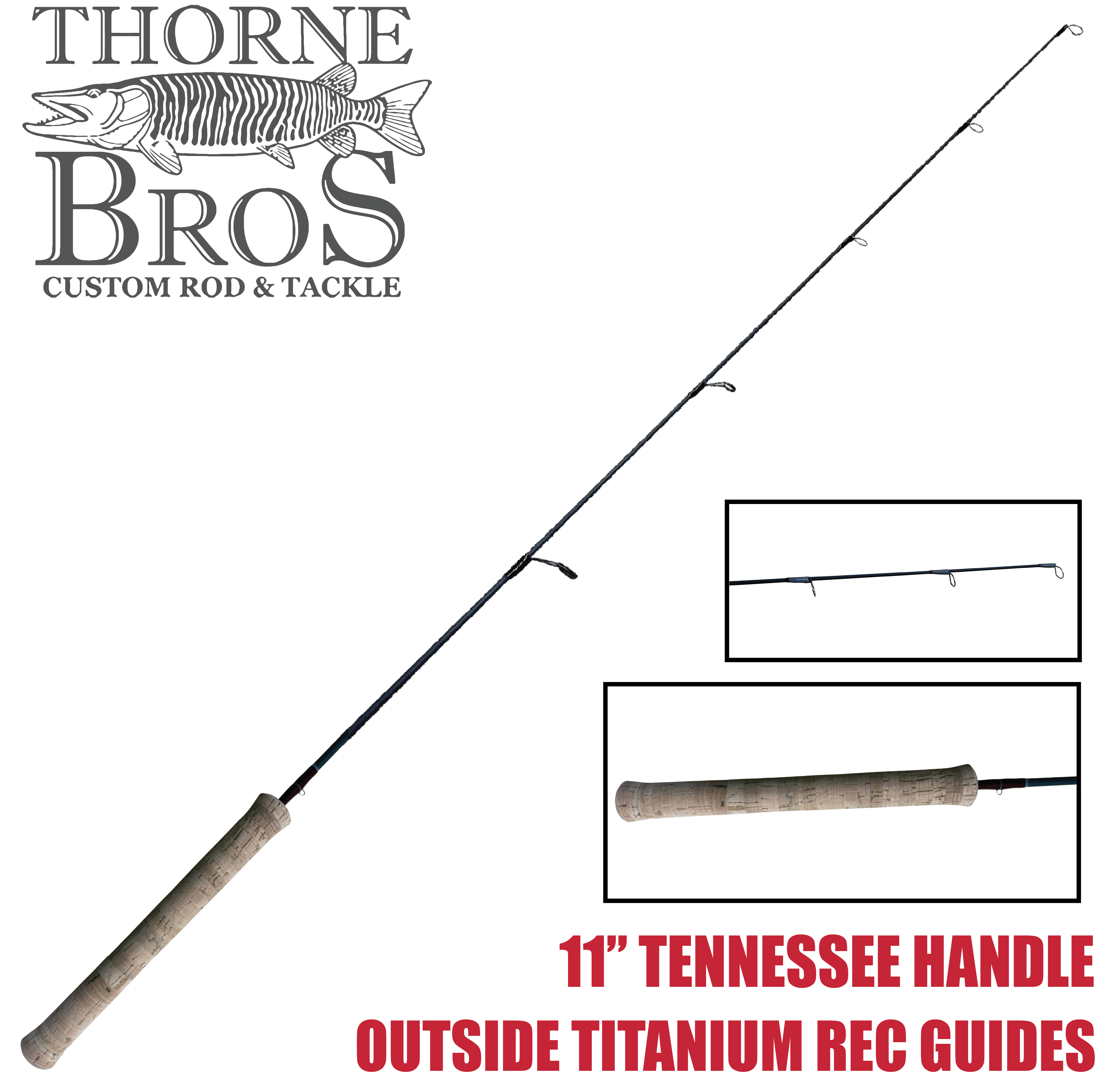 Thorne Bros Custom Ice Rod -  Professional Graphite Options