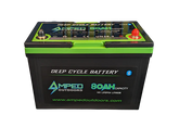 Amped Outdoors (LiFePO4) 80Ah 16v Lithium Battery - w/ Charger