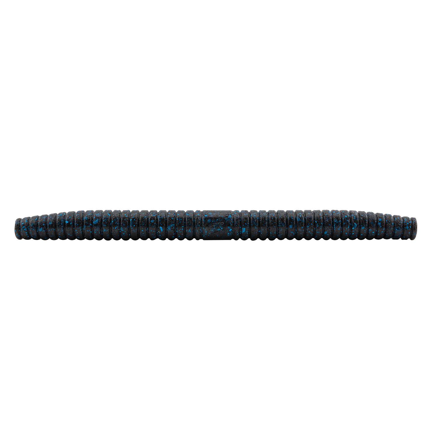 Z-Man Kingpin fishing lure in a ribbed, segmented design with black and blue color pattern, ideal for musky fishing tackle.