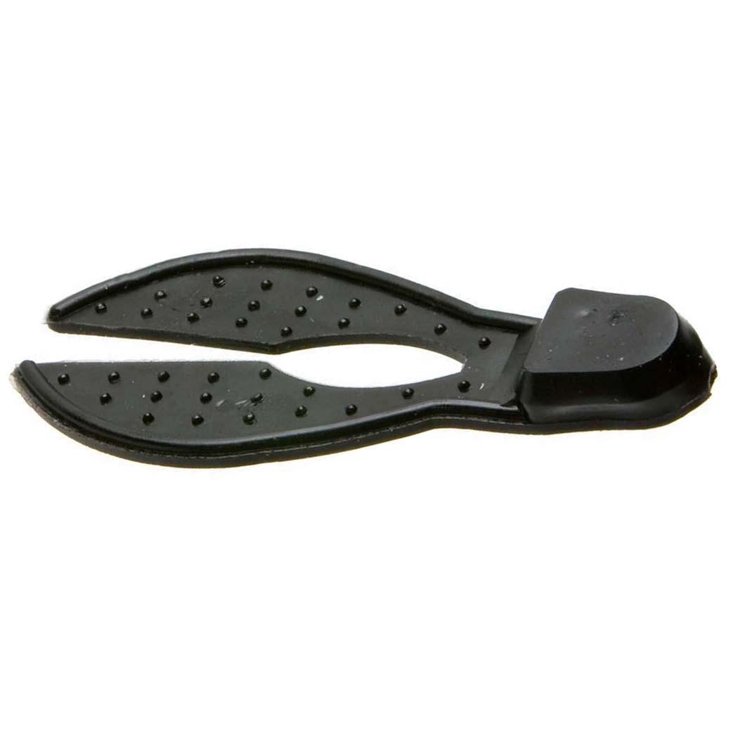 Zoom Super Chunk soft black fishing lure with twin paddle tails featuring small raised dots for enhanced water movement, designed for musky fishing tackle.