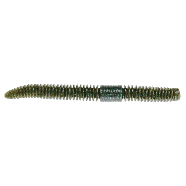 Yamamoto 5.5" Slink-O Floater Worm designed as a soft fishing lure with ribbed body and tapered ends, ideal for fishing tackle and musky tackle fishing applications.