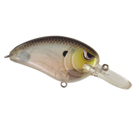 SPRO Little John MD 50 Crankbait fishing lure with realistic fish scale pattern in muted brown and yellow tones, featuring a clear diving lip and detailed eye for effective fishing tackle use.
