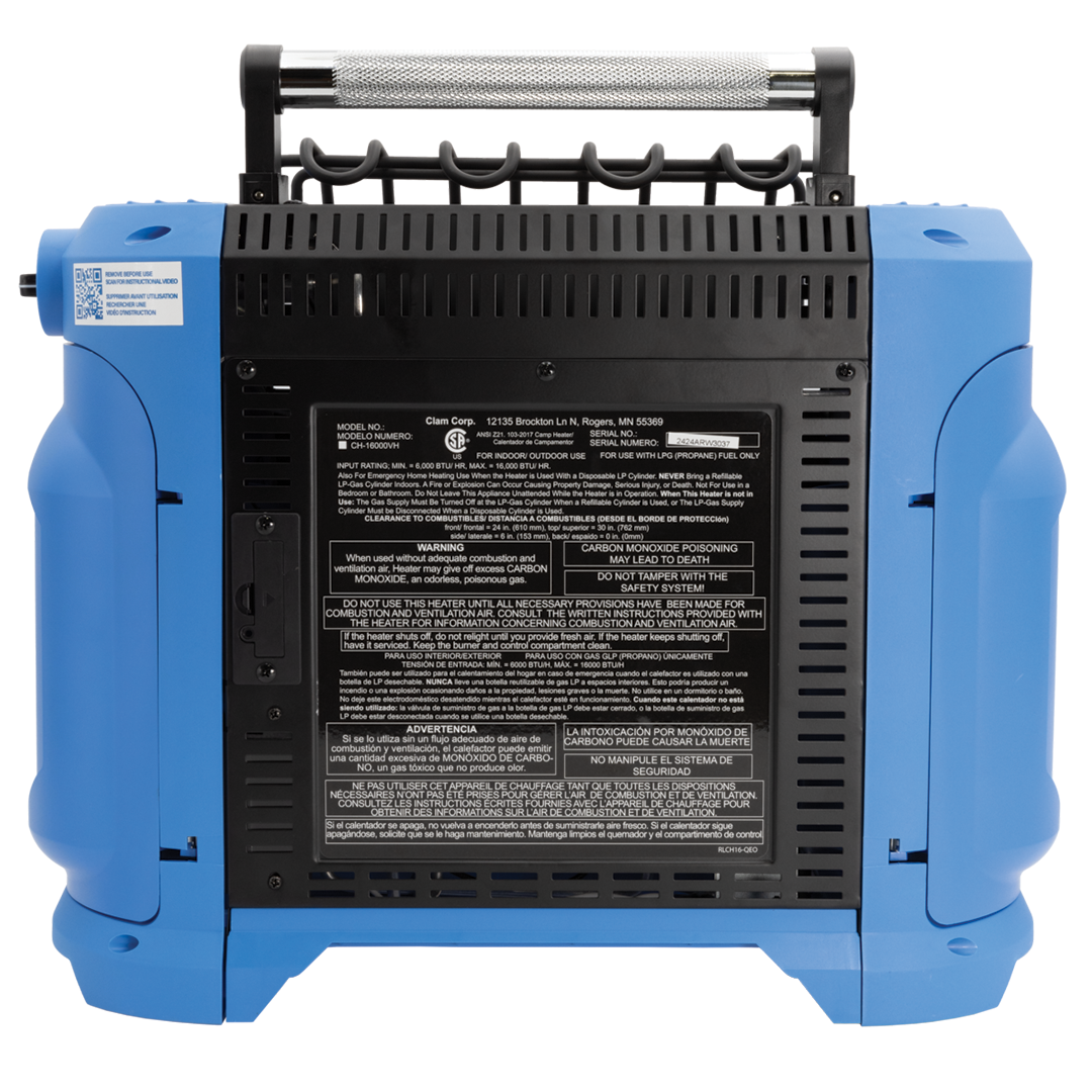 Clam 16,000 BTU Heater