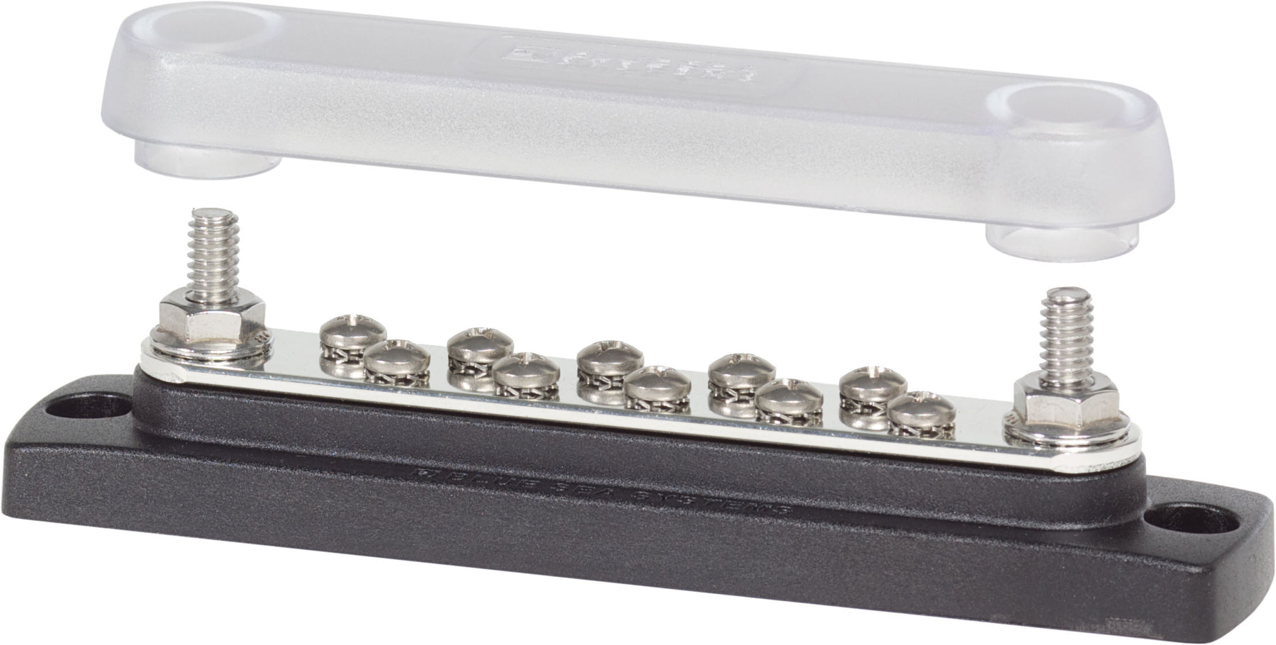 Blue Sea Systems Common 150A BusBar - 10 Gang with Cover 2300