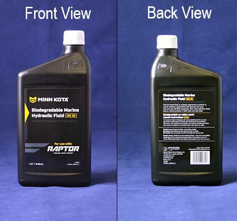Minn Kota OIL-HYDRAULIC, QUART, RAPTOR P/N: 2357700