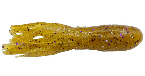 bulk fishing lures Cast Again Tackle 2.75" Salty Tube Bulk Pack Amber Purple / 2 3/4"