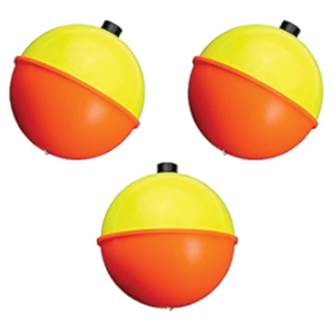 ~100pcs Foam Float Bobber Balls – Yellow & Red Mix – Freshwater & Saltwater Fishing
