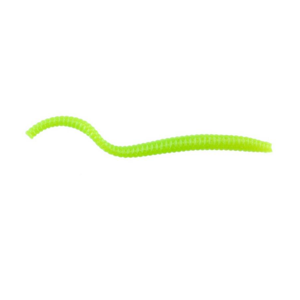 Berkley PowerBait Floating Trout Worms, Green Chartreuse, 3