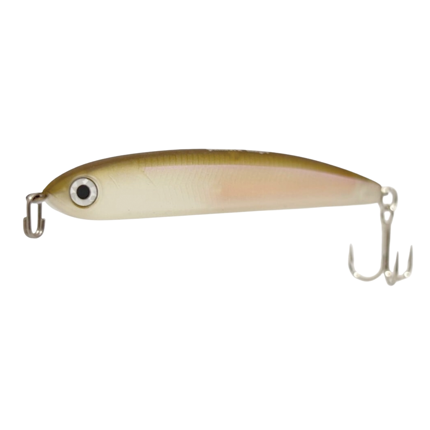 HMKL Pandora Magic fishing lure with a streamlined body in natural shades and detailed eye, featuring a sharp treble hook for effective fishing tackle.