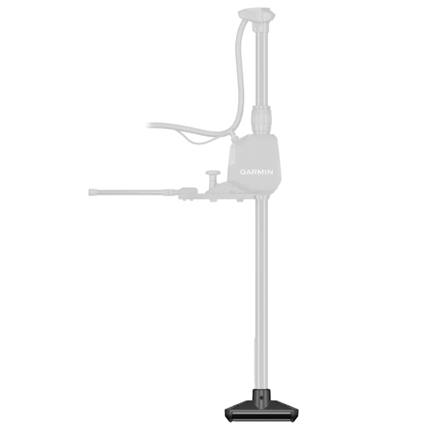 Garmin GT360UHD 360° Sonar 010-03012-10 with vertical mount design and integrated transducer, ideal for advanced marine electronics and fishing tackle applications.