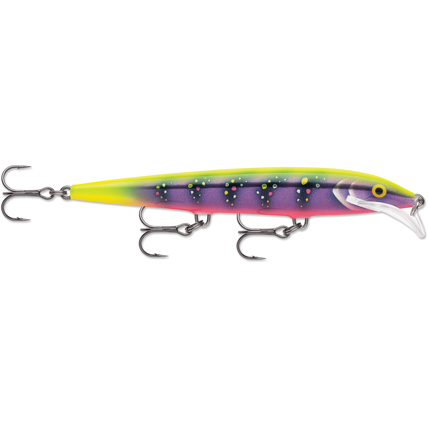 decorative rapall fishing lures Rapala Scatter Rap Minnow 11 / Voodoo Haze Color:M760X67 grass lines Its textured finish and Cartoon Fishing Reel Stock