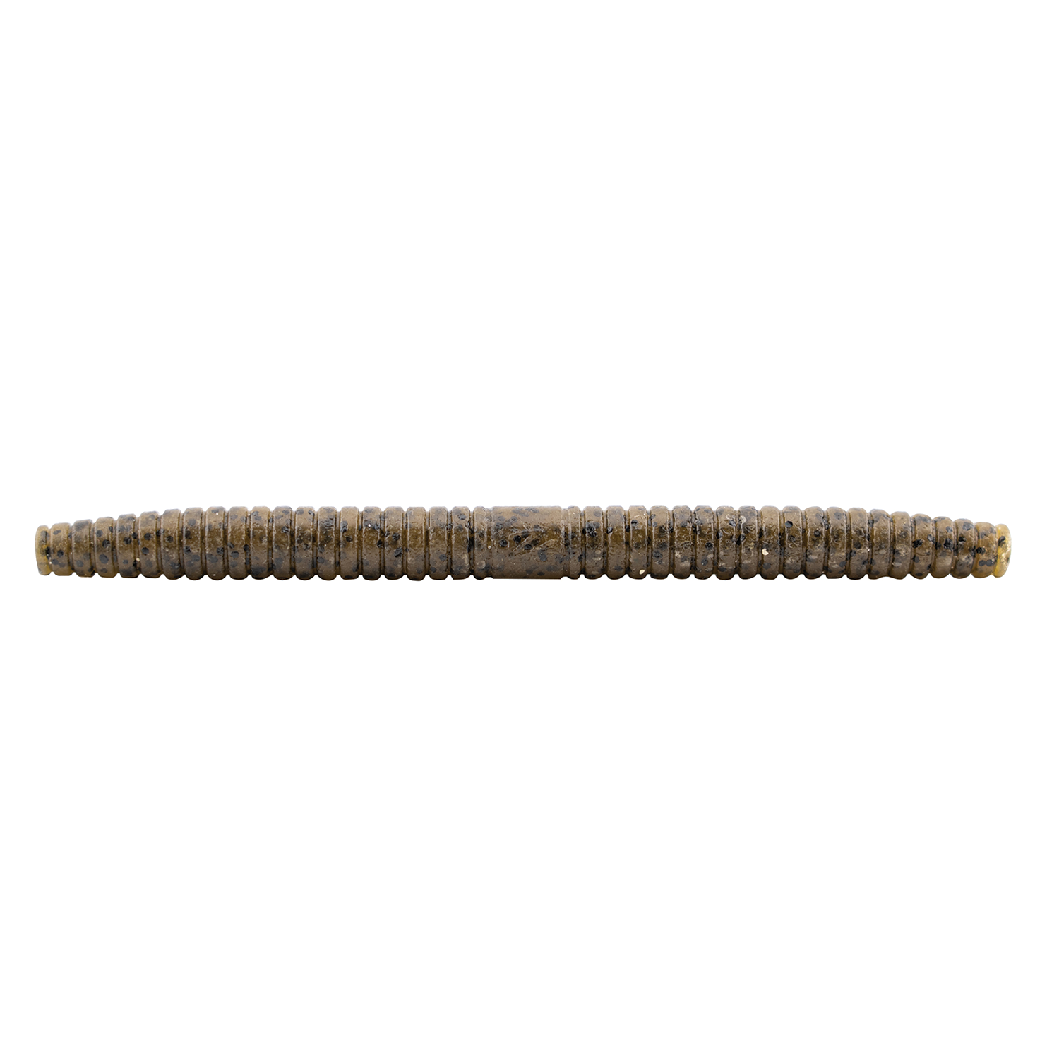 Z-Man Kingpin soft fishing lure in dark green color with ribbed body design, used for fishing tackle in musky and freshwater fishing.