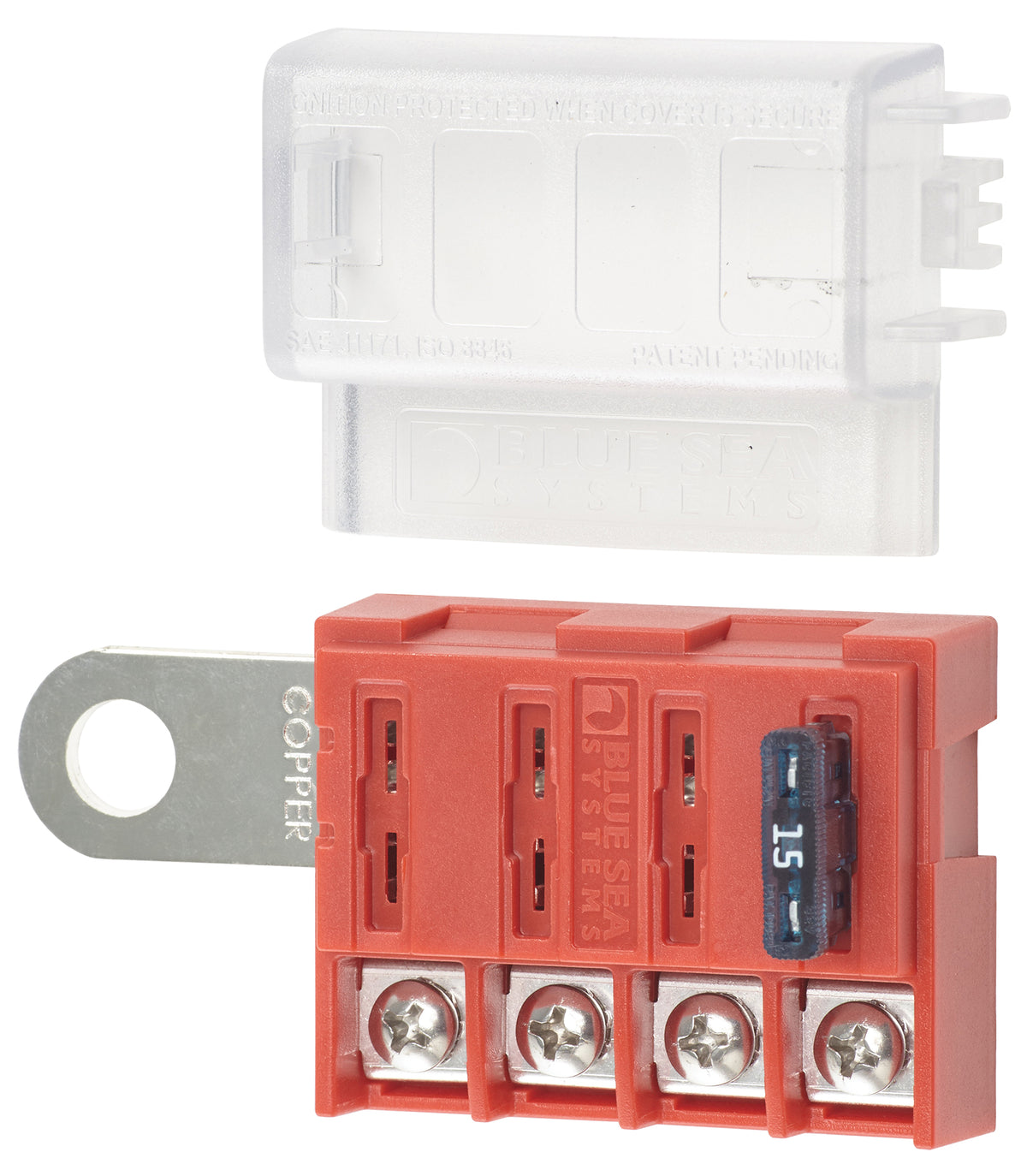 Blue Sea Systems ST Blade Battery Terminal Mount Fuse Block 5023