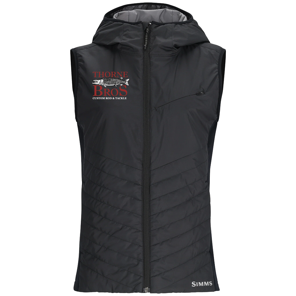 Simms Thorne Bros. Logo W's Fall Run Hybrid Hooded Vest